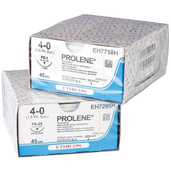 Prolene - Monofiler, nicht resorbierbarer Synthetikfaden, blau Produktbild Print Hauptbild L