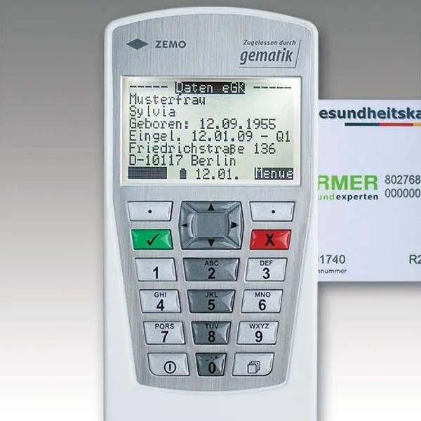Mobiles Chipkartenlesegerät VML-GK2 - Vorbereitet für Migration auf Stufe II der GK Produktbild