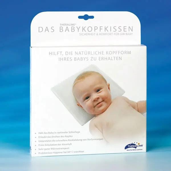 Theraline Babykopfkissen - anatomisch geformt, bei 60 °C waschbar Produktbild
