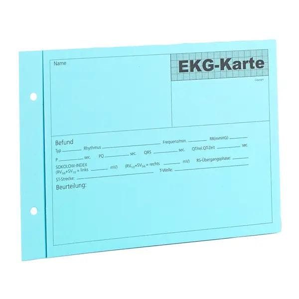 EKG Karteikarten für für 1 bis 3 Ableitungen Produktbild