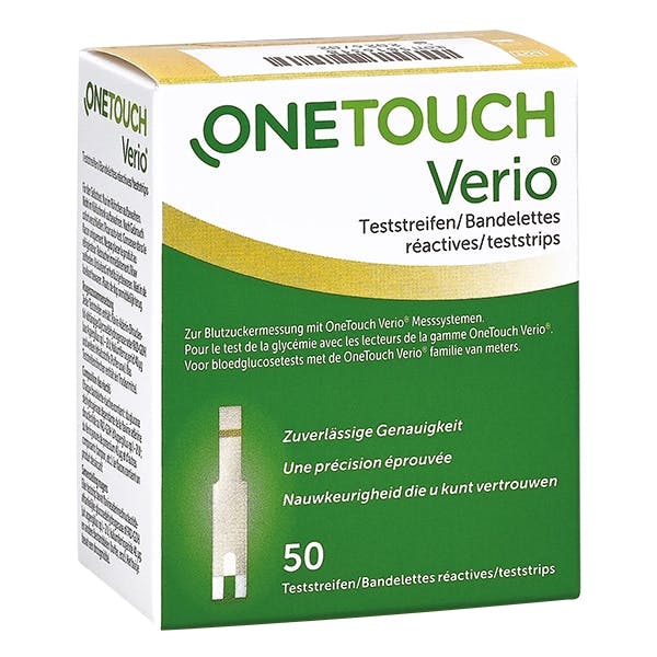 One Touch Verio Teststreifen - Passend für das One Touch Verio Pro Blutzuckermesssystem Produktbild