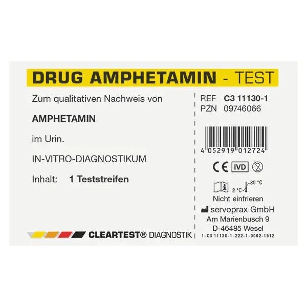 Drogenteststreifen - Verschiedene Ausführungen, Ergebnis nach 5 Minuten Produktbild