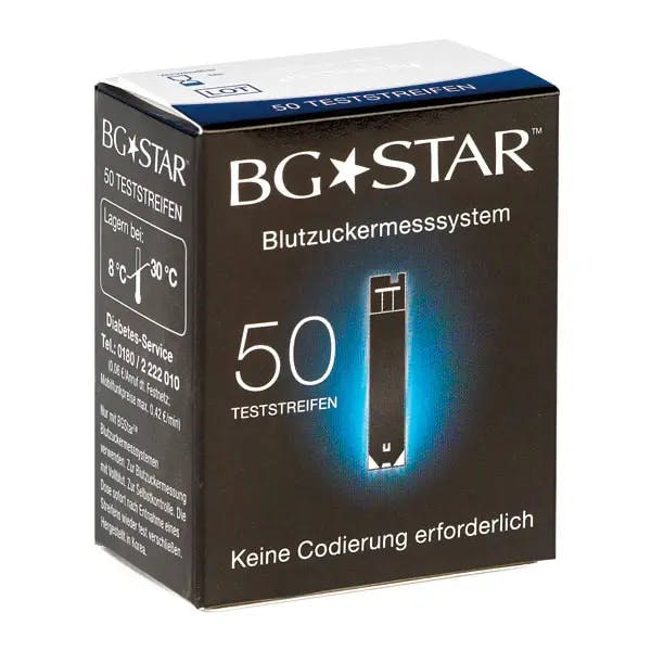 BG Star Blutzuckerteststreifen/Kontrolllösung - Für Blutzuckermessgerät BG Star / My Star Produktbild