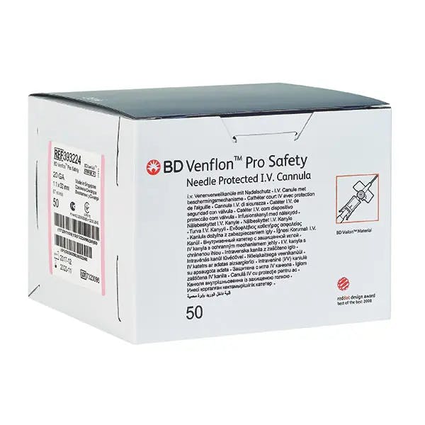 Venflon Pro Safety Sicherheits-Venenverweilkanülen - Mit Zuspritzventil Produktbild Web Groß Detailbild 1 L