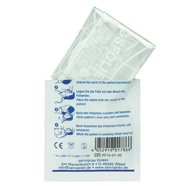 ECO Beatmungsfolie - Für schnelle Sofortbeatmung ohne Mundstück Produktbild Web Groß Detailbild 2 L