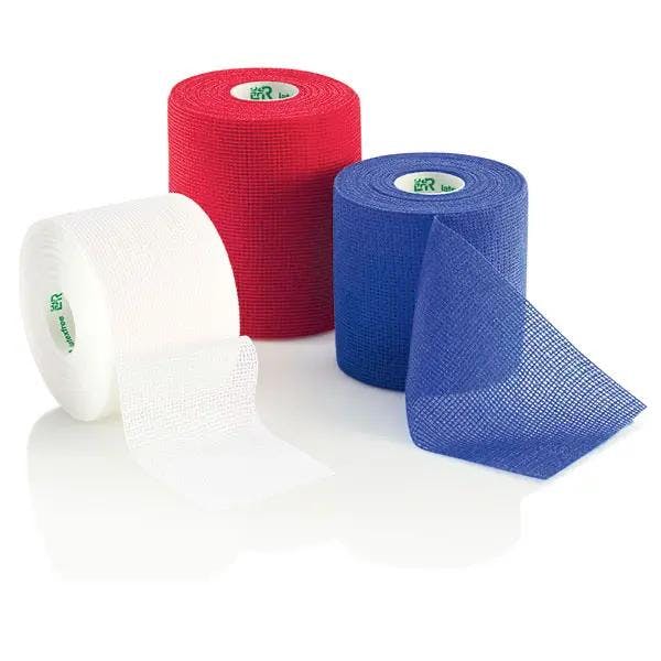 Mollelast haft, latexfrei - Fixierbinde mit synthetischer Mikrobeschichtung Produktbild