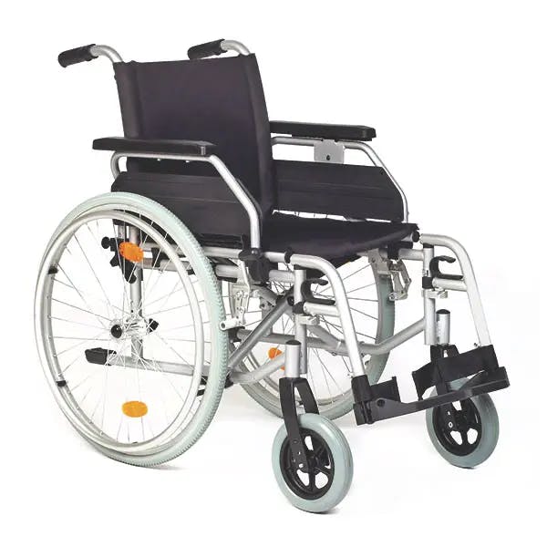 Rollstuhl Alu-Light - Mit höhenverstellbarem Sitz von 47 – 51 cm Produktbild