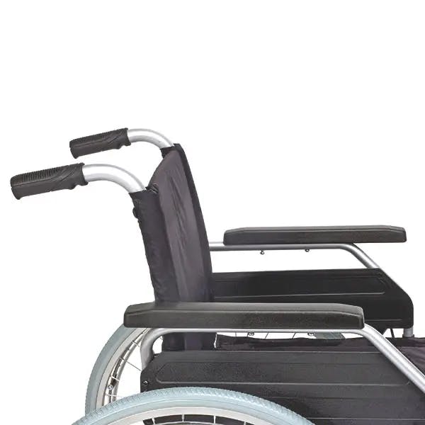 Rollstuhl Alu-Light - Mit höhenverstellbarem Sitz von 47 – 51 cm Produktbild Web Groß Detailbild 1 L