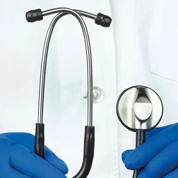 Cardiologie Stethoskop Classic II - Mit Ersatzmembran und Ohroliven Produktbild Web Groß Detailbild 2 L