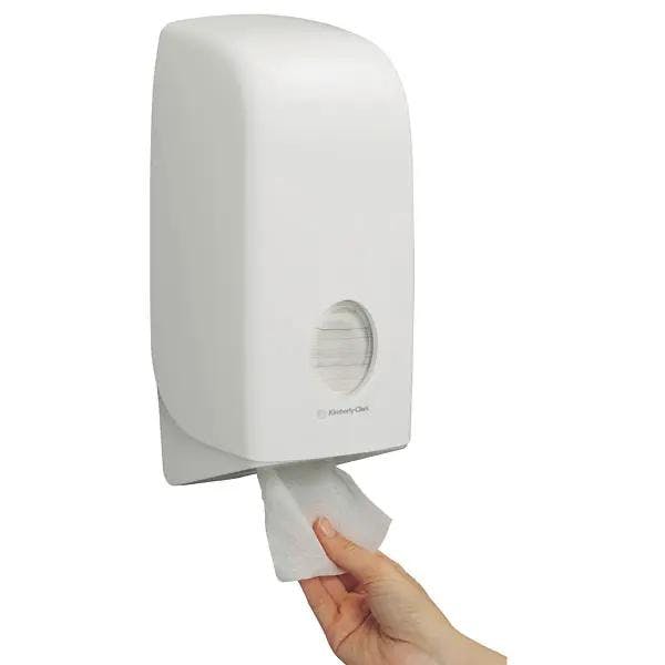 Aquarius Spender für Toilet Tissue - Einzelblattsystem - Mit Sichtfenster Produktbild