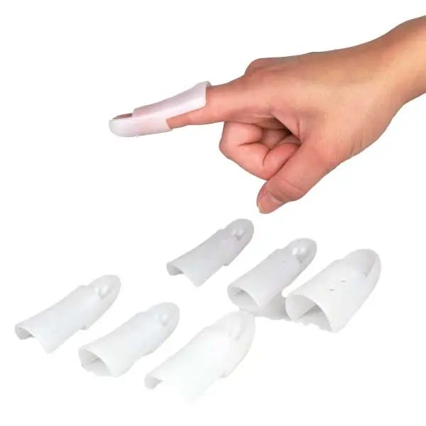 Fingerschienen nach Stack - Zur Fixation des Fingergelenks, aus weißem Kunststoff Produktbild