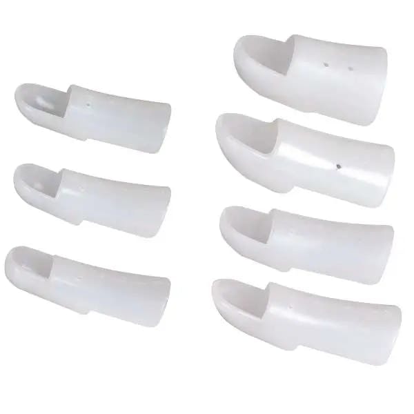 Fingerschienen nach Stack - Zur Fixation des Fingergelenks, aus weißem Kunststoff Produktbild Web Groß Detailbild 1 L