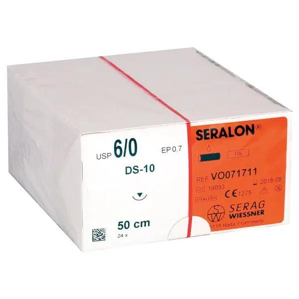 Seralon, Serag Wiessner - Polyamidfaden, weich und geschmeidig, blau monofil Produktbild Print Hauptbild L