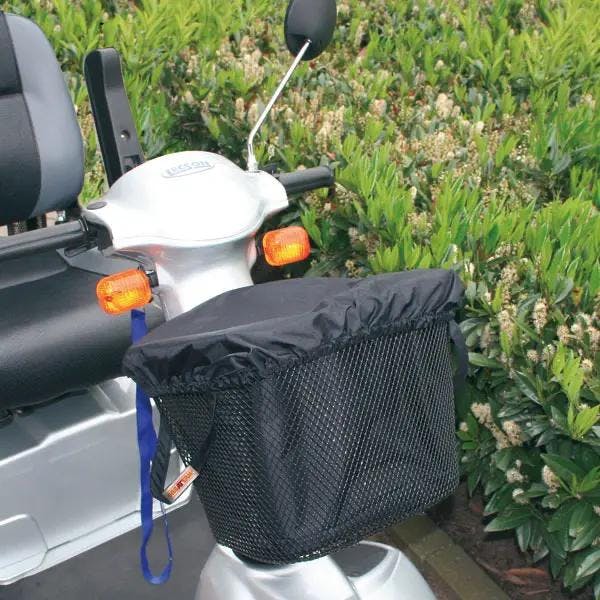 Scootertasche mit Regenhaube aus Nylon für den Scooter-Korb Produktbild