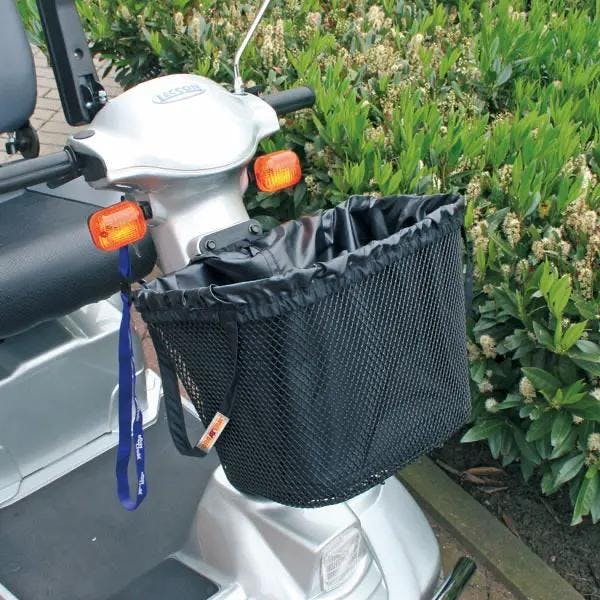Scootertasche mit Regenhaube aus Nylon für den Scooter-Korb Produktbild Web Groß Detailbild 1 L
