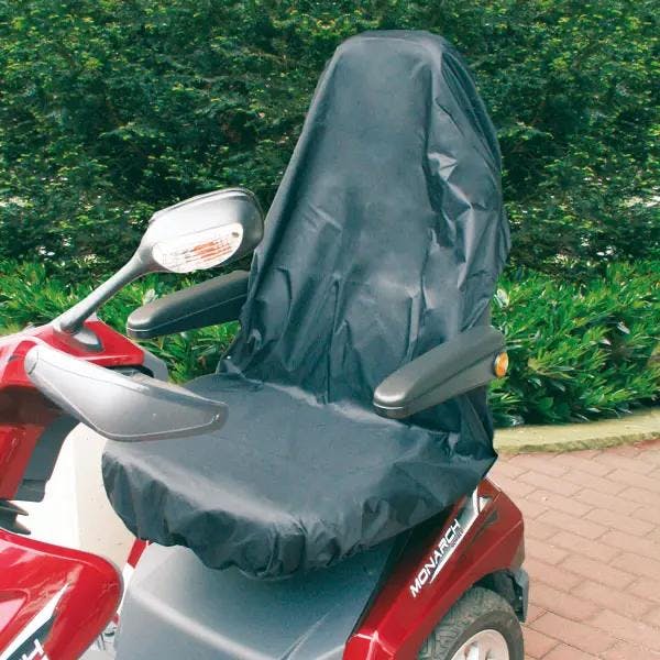 Scooter-Sitzschutz aus schwarzen Nylonmaterial Produktbild