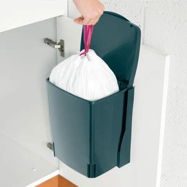 Einbau-Mülleimer - Schwarz - Volumen 10 Liter Produktbild Print Hauptbild L