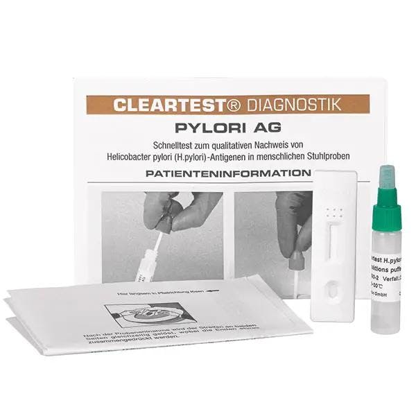 Cleartest Helicobacter pylori-Antigen aus Stuhl - Test zum Nachweis Produktbild Web Groß Detailbild 1 L