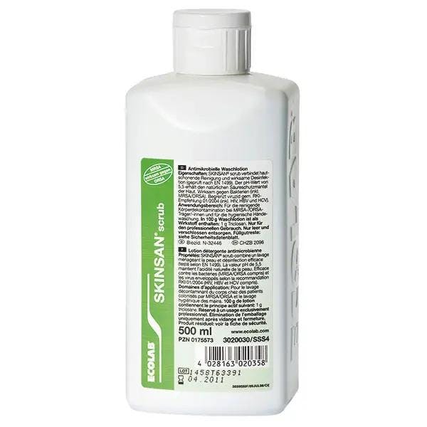 Skinsan scrub Waschlotion - Antimikrobiell, für die reinigende Körperdekontamination Produktbild