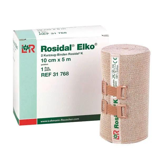 Rosidal Elko - Kurzzugbinde für Kompressionsverbände in Doppelbindentechnik Produktbild