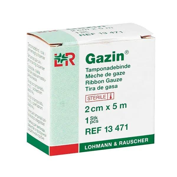Gazin Tamponadebinde - steril, gerollt, im Kunststoffspender, 1-fach Produktbild