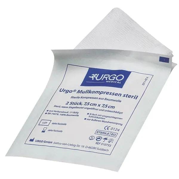Mullkompressen, steril - universell einsetzbar, zur äußeren Wundversorgung Produktbild Web Groß Detailbild 1 L