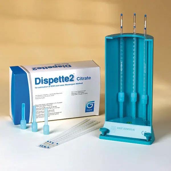 Original Dispette 2 - Blutsenkungspipetten, vorbefüllt mit Antikoagulant Produktbild