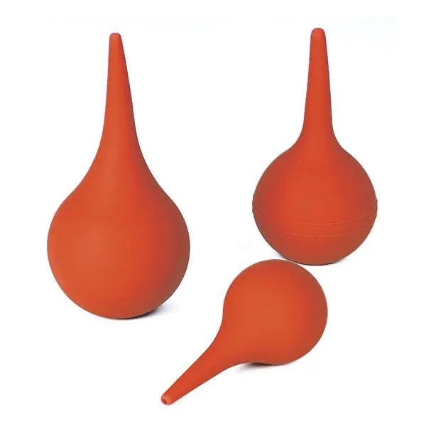 Ohrenspritzen - Ohne Talkum, aus Weich-PVC, rot Produktbild