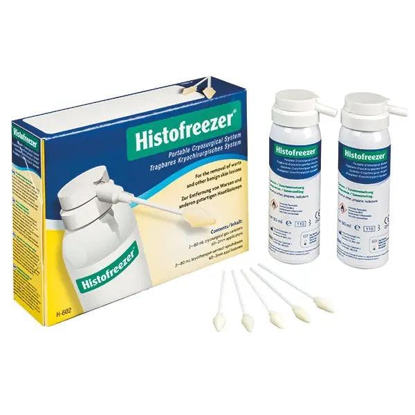 Histofreezer zur Warzenentfernung - Set mit Gas-Spraydose und Spezial-Watte Applikatoren Produktbild