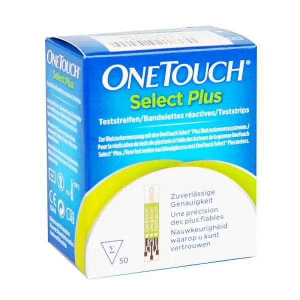 One Touch Select Plus - Blutzuckermessgerät zur Bestimmung von Glukose Produktbild Print Hauptbild L