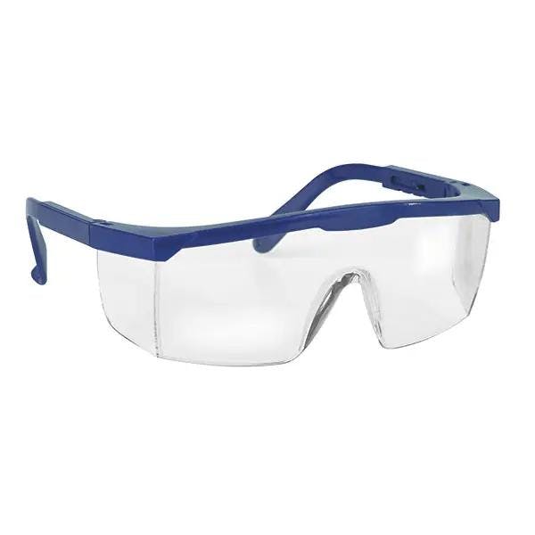 Schutzbrille mit integriertem Seitenschutz und längenverstellbaren Bügeln Produktbild