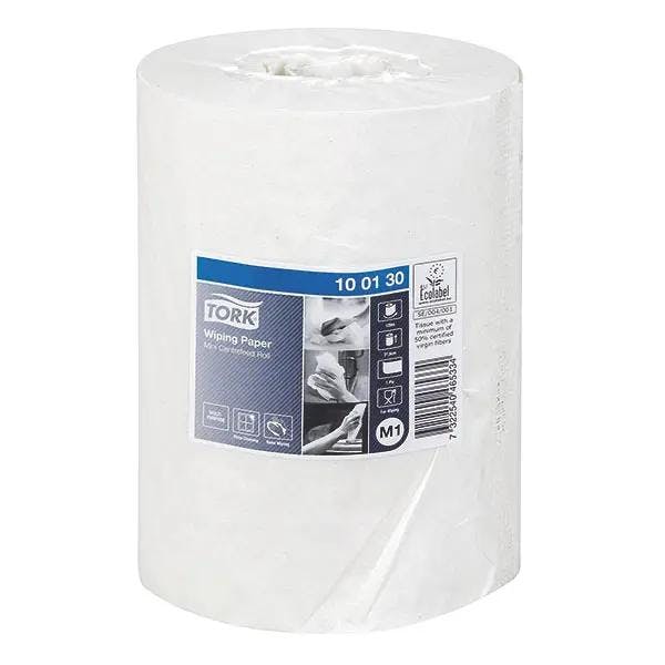 Tork Mehrzweck Papierwischtücher - 1-lagig, weiß, 21,5 cm x 120 m Produktbild