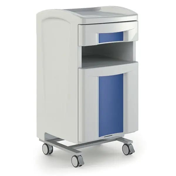 Multifunktionswagen Copernico - 1 obere Schublade, Untersektion mit Ablage + Großschublade Produktbild Print Hauptbild L