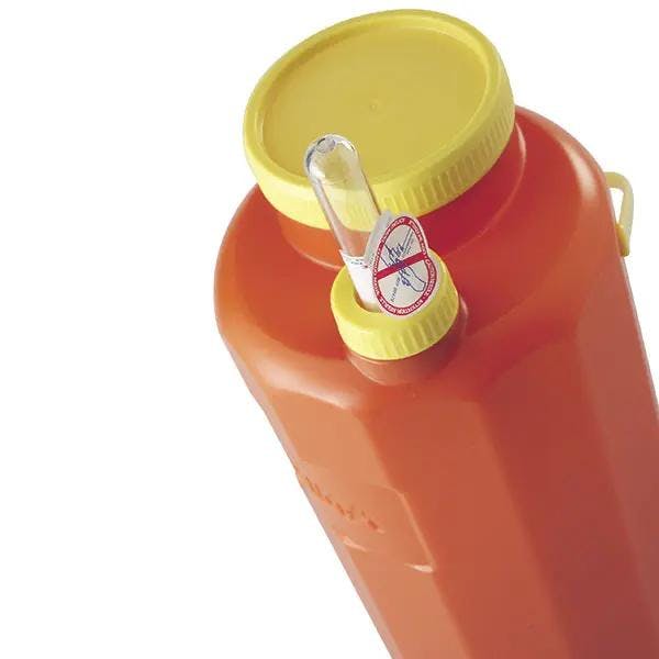 24-Stunden Urin-Sammelcontainer mit integrierter Probeentnahmestelle Produktbild Web Groß Detailbild 1 L