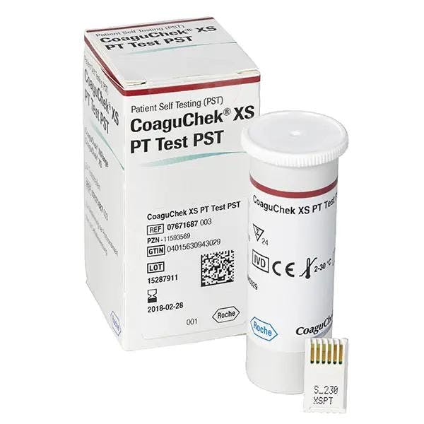 CoaguChek XS PT Test PST - Teststreifen Produktbild