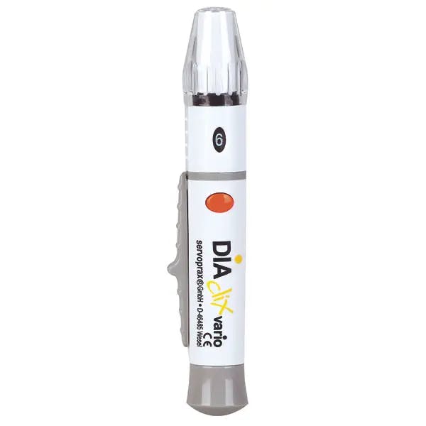 Diaclix Vario Stechhilfe (ohne Lanzetten) - 6 einstellbare Einstichtiefen Produktbild