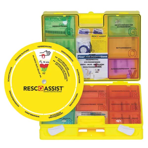 Resc-Q-Assist Q100 - Erste-Hilfe-Koffer gefüllt nach DIN 13169 Produktbild Web Groß Detailbild 1 L