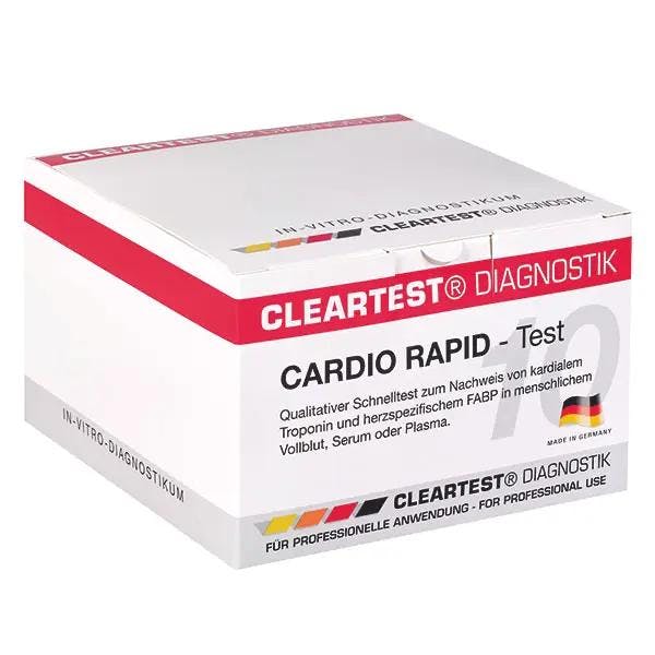 Cleartest Cardio rapid / Infarkttest - Nachweis der Proteine hFABP und Troponin I Produktbild