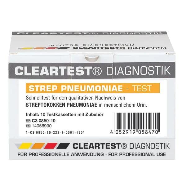 Cleartest Pneumokokken - Schnelltest aus dem Harn auf eine Pneumokokkeninfektion Produktbild Web Groß Detailbild 1 L