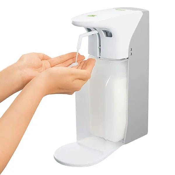 Seifen- und Desinfektionsmittelspender für 500/1000 ml Flaschen - Batteriebetrieben Produktbild Web Groß Detailbild 1 L