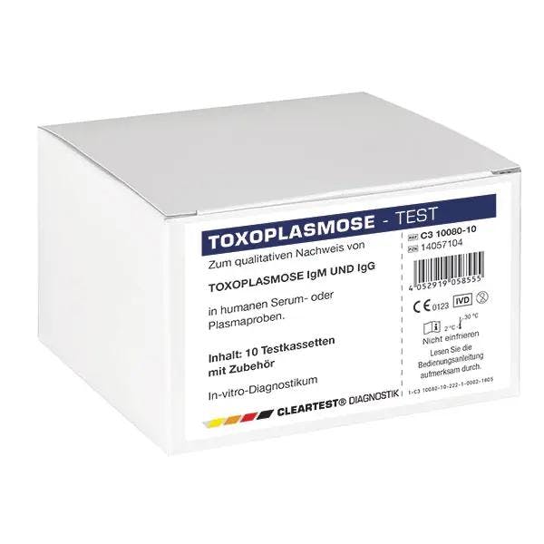 Cleartest Toxo - Parasiten Toxoplasmose Schnelltest Produktbild Web Groß Detailbild 2 L