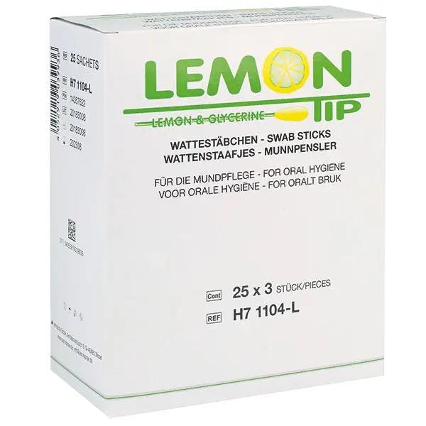 Lemon Tip Mund-Erfrischungsstäbchen - Zur Befeuchtung des ausgetrockneten Mundes Produktbild Web Groß Detailbild 3 L