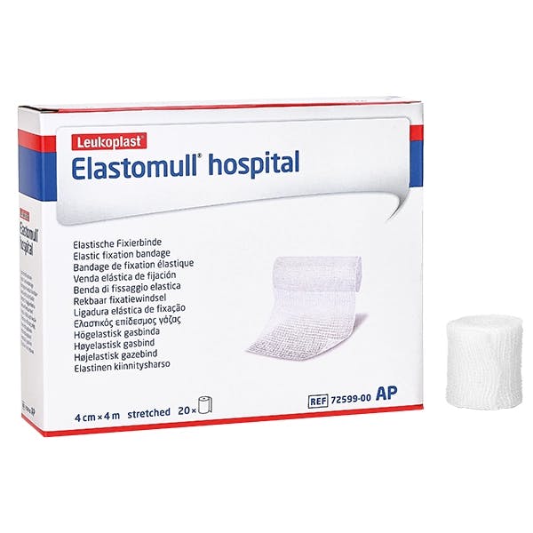 Elastomull hospital - Elastische Fixierbinden zur Fixierung von Wundauflagen, weiß Produktbild