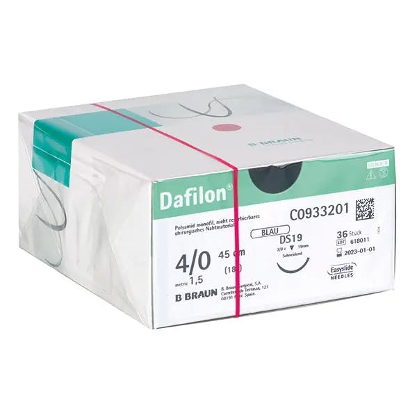 Dafilon B.Braun - Nahtmaterial blau, monofil, nicht resorbierbar, ohne Beschichtung Produktbild
