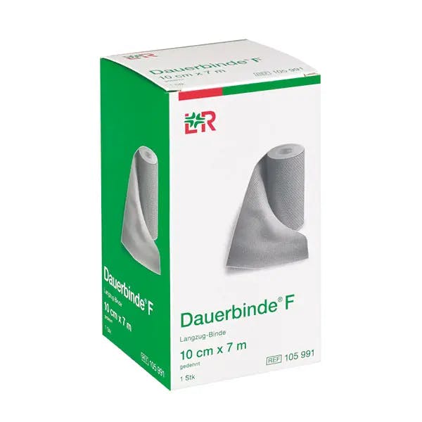 Dauerbinde F, Langzugbinde Lohmann & Rauscher - Für stützende und entlastende Verbände Produktbild