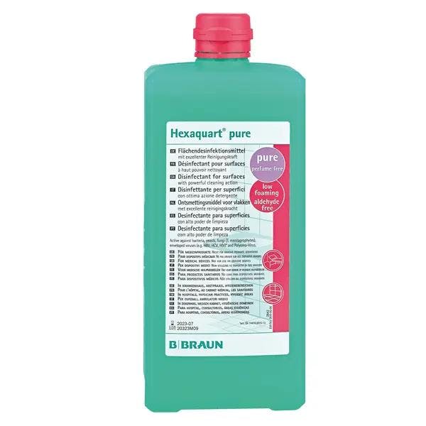 Hexaquart pure - Konzentrat zur Desinfektion und Reinigung von Inventar und Fußböden Produktbild