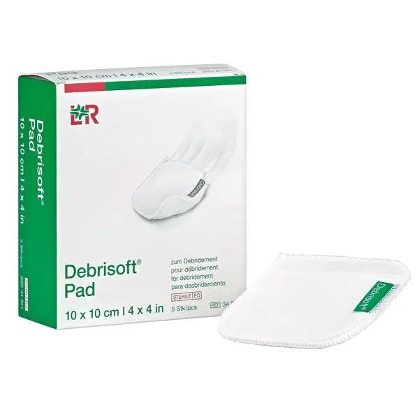 Debrisoft Pad, Lohmann & Rauscher - Monofilamentfaser-Pad zur Aufnahme von Exsudat Produktbild
