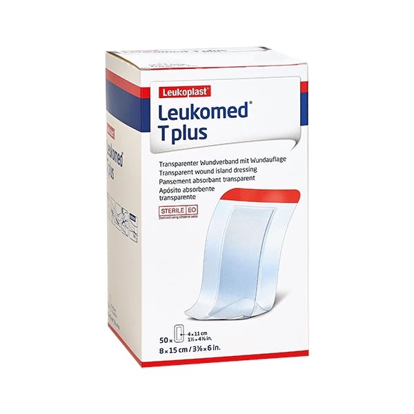 Leukomed T Plus - Post-OP Folienverband mit stark saugfähiger Wundauflage, transparent Produktbild