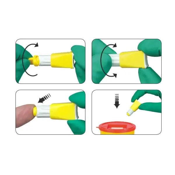 Vario Safe Plus Sicherheitslanzetten - Tiefenverstellbare Lanzette mit 3 Einstichtiefen Produktbild Web Groß Detailbild 1 L