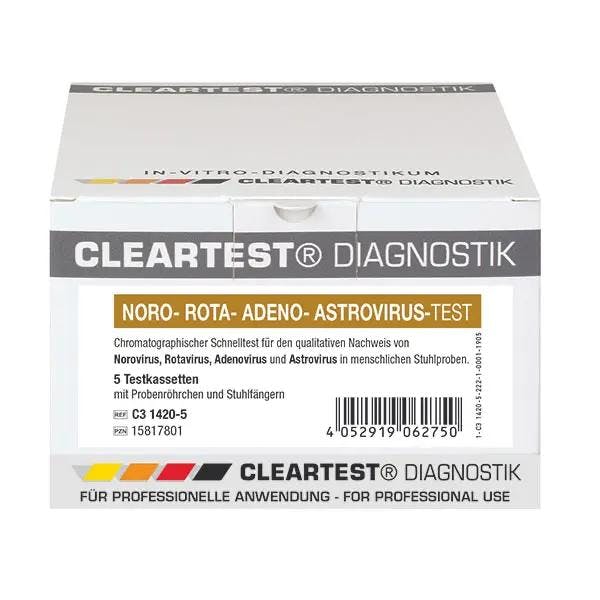 Cleartest  Immunolgischer Schnelltest - Zum Nachweis von Magen-Darm-Viren, 15 Minuten Produktbild